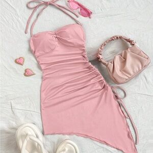 SHEIN Pink Mini Dress
